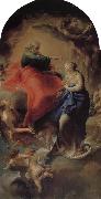 Pompeo Batoni Reported good news Sweden oil painting artist